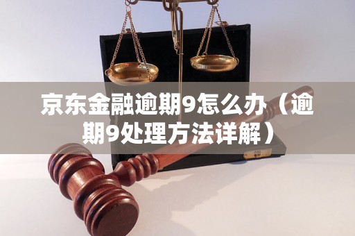 京东金融逾期9怎么办（逾期9处理方法详解）