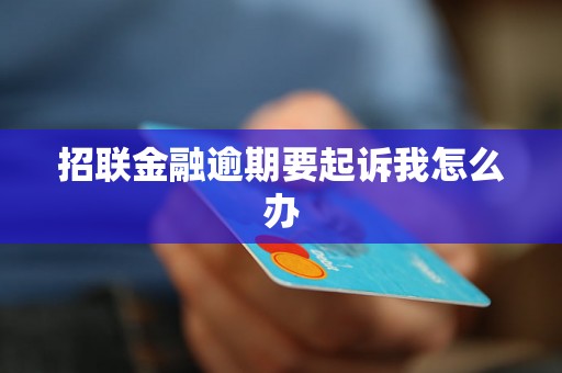 招联金融逾期要起诉我怎么办