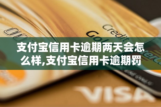 支付宝信用卡逾期两天会怎么样,支付宝信用卡逾期罚款多少