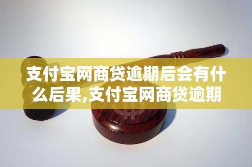 支付宝网商贷逾期后会有什么后果,支付宝网商贷逾期罚息及处理措施