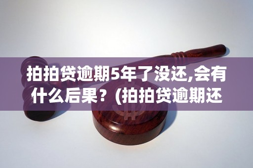 拍拍贷逾期5年了没还,会有什么后果？(拍拍贷逾期还款的法律处理措施)