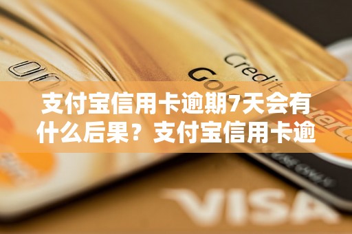 支付宝信用卡逾期7天会有什么后果？支付宝信用卡逾期7天如何解决？