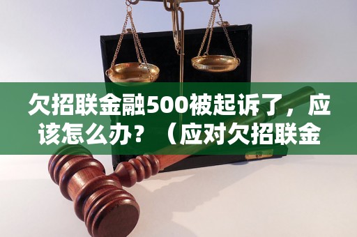 欠招联金融500被起诉了，应该怎么办？（应对欠招联金融500被起诉的具体解决方法）