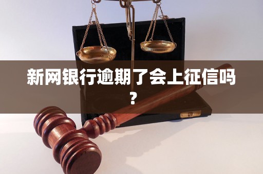 新网银行逾期了会上征信吗？