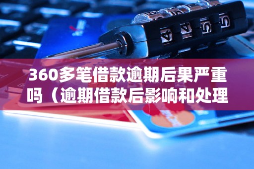 360多笔借款逾期后果严重吗（逾期借款后影响和处理方法）