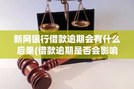 新网银行借款逾期会有什么后果(借款逾期是否会影响个人信用)