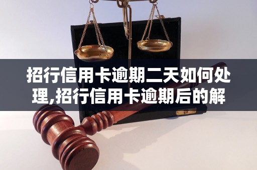 招行信用卡逾期二天如何处理,招行信用卡逾期后的解决方法