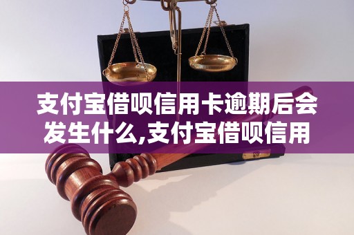 支付宝借呗信用卡逾期后会发生什么,支付宝借呗信用卡逾期后如何处理