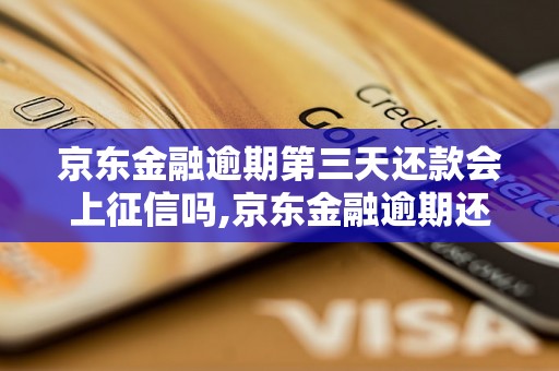 京东金融逾期第三天还款会上征信吗,京东金融逾期还款对个人信用影响大吗