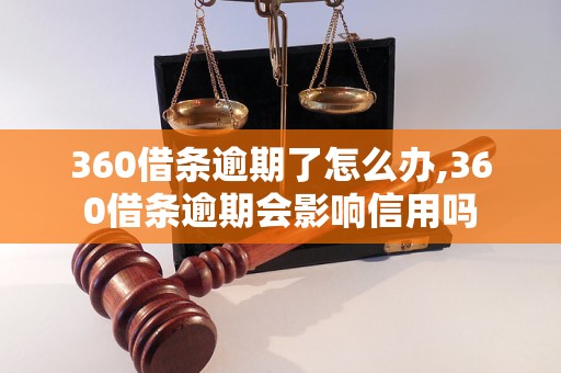 360借条逾期了怎么办,360借条逾期会影响信用吗