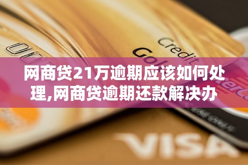 网商贷21万逾期应该如何处理,网商贷逾期还款解决办法