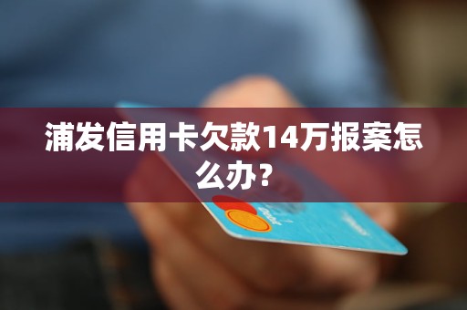 浦发信用卡欠款14万报案怎么办？