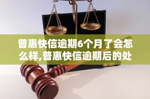 普惠快信逾期6个月了会怎么样,普惠快信逾期后的处罚措施