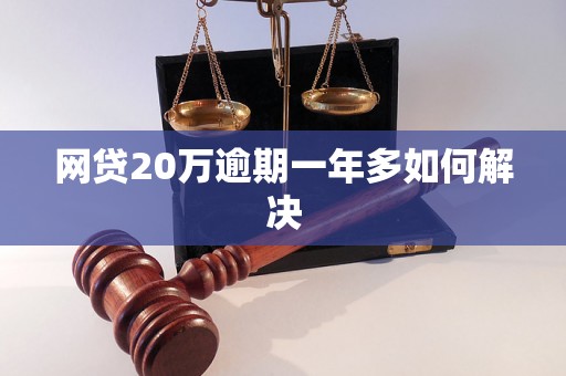 网贷20万逾期一年多如何解决