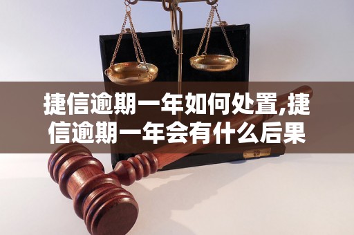 捷信逾期一年如何处置,捷信逾期一年会有什么后果