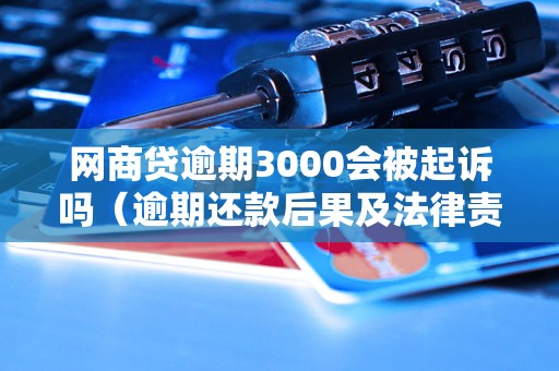 网商贷逾期3000会被起诉吗（逾期还款后果及法律责任）