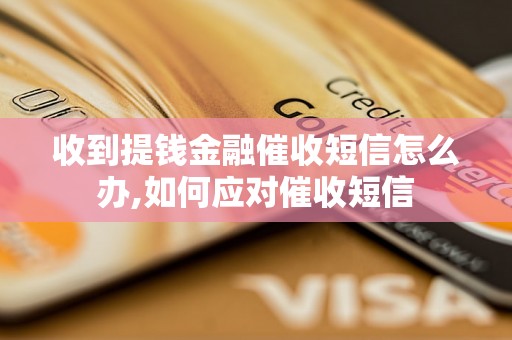 收到提钱金融催收短信怎么办,如何应对催收短信