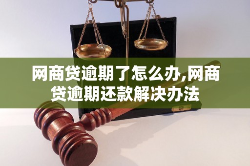 网商贷逾期了怎么办,网商贷逾期还款解决办法