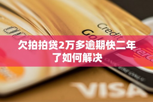 欠拍拍贷2万多逾期快二年了如何解决