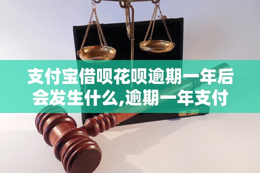 支付宝借呗花呗逾期一年后会发生什么,逾期一年支付宝借呗花呗的后果