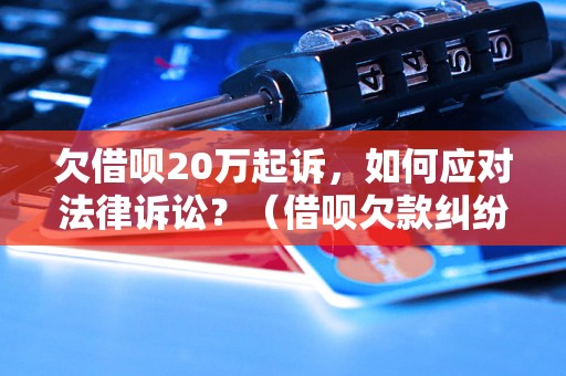 欠借呗20万起诉，如何应对法律诉讼？（借呗欠款纠纷处理方法）