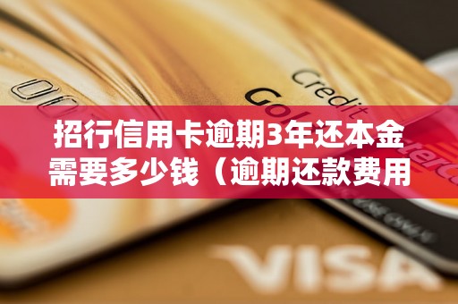 招行信用卡逾期3年还本金需要多少钱（逾期还款费用计算方法）