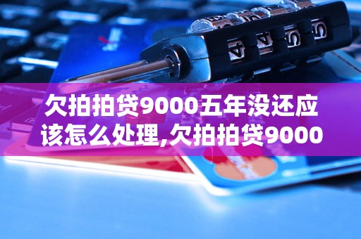 欠拍拍贷9000五年没还应该怎么处理,欠拍拍贷9000五年未还款后果