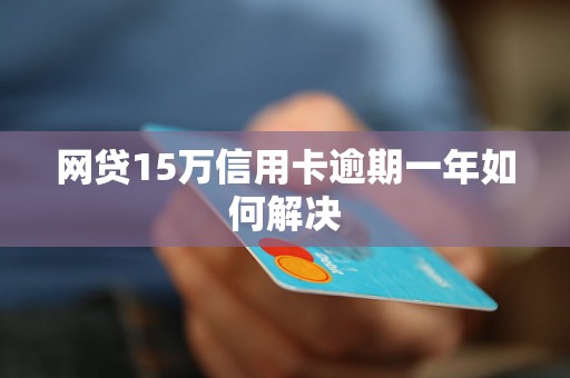 网贷15万信用卡逾期一年如何解决