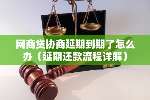 网商贷协商延期到期了怎么办（延期还款流程详解）