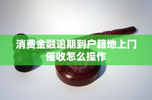 消费金融逾期到户籍地上门催收怎么操作