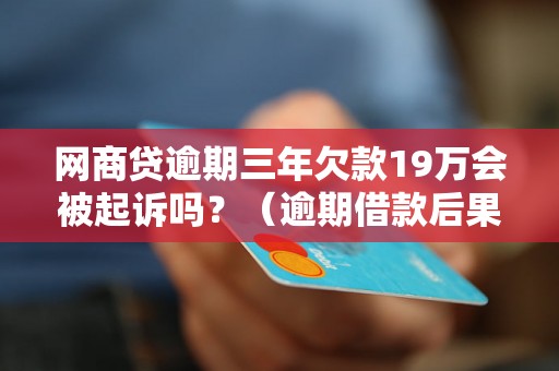 网商贷逾期三年欠款19万会被起诉吗？（逾期借款后果与起诉风险分析）