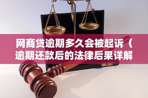 网商贷逾期多久会被起诉（逾期还款后的法律后果详解）