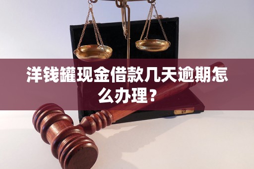 洋钱罐现金借款几天逾期怎么办理？