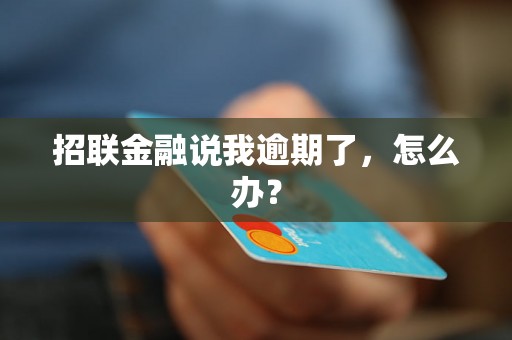 招联金融说我逾期了，怎么办？