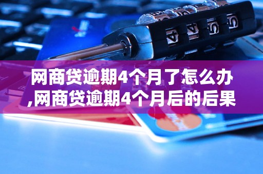 网商贷逾期4个月了怎么办,网商贷逾期4个月后的后果