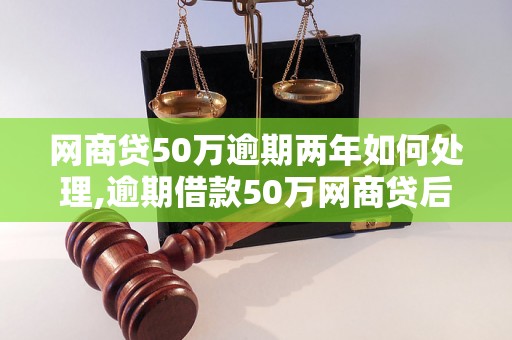 网商贷50万逾期两年如何处理,逾期借款50万网商贷后果严重吗