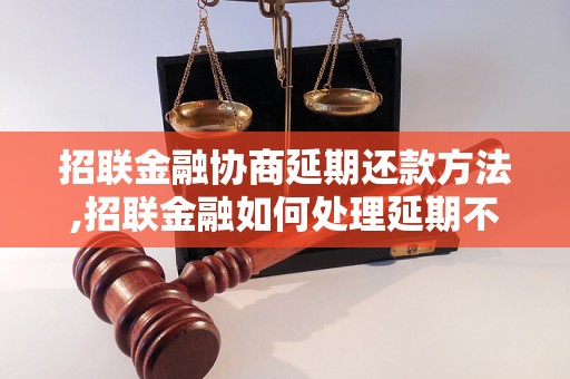 招联金融协商延期还款方法,招联金融如何处理延期不减免要求