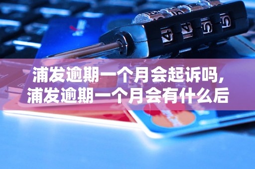 浦发逾期一个月会起诉吗,浦发逾期一个月会有什么后果