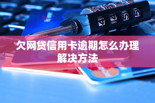 欠网贷信用卡逾期怎么办理解决方法