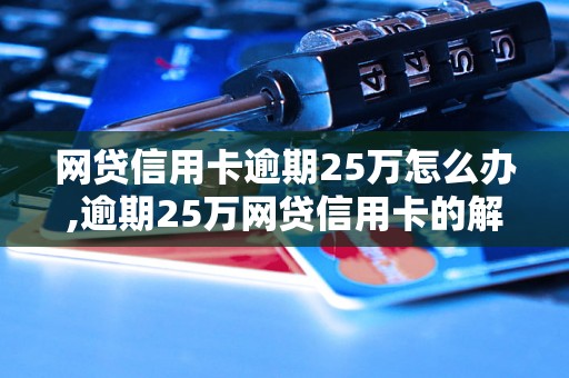 网贷信用卡逾期25万怎么办,逾期25万网贷信用卡的解决办法