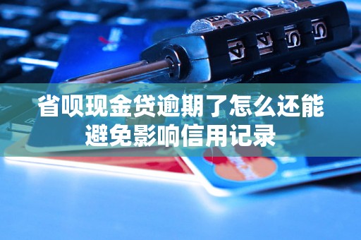 省呗现金贷逾期了怎么还能避免影响信用记录