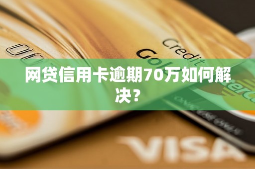 网贷信用卡逾期70万如何解决？