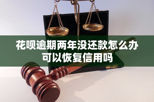 花呗逾期两年没还款怎么办可以恢复信用吗