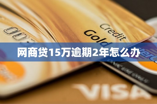 网商贷15万逾期2年怎么办