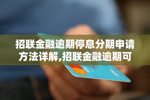 招联金融逾期停息分期申请方法详解,招联金融逾期可否申请停息分期