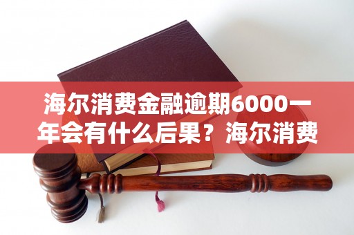 海尔消费金融逾期6000一年会有什么后果？海尔消费金融逾期6000元一年如何处理？