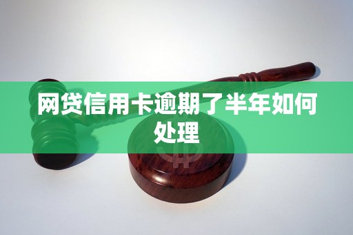 网贷信用卡逾期了半年如何处理