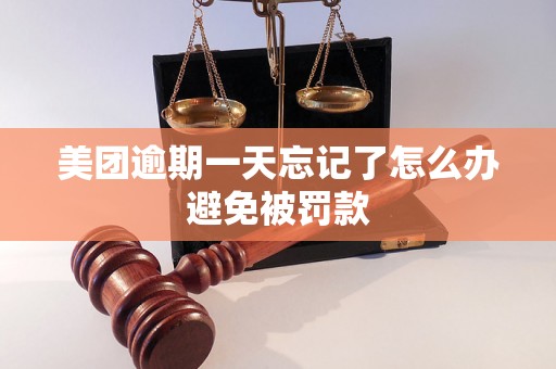 美团逾期一天忘记了怎么办避免被罚款