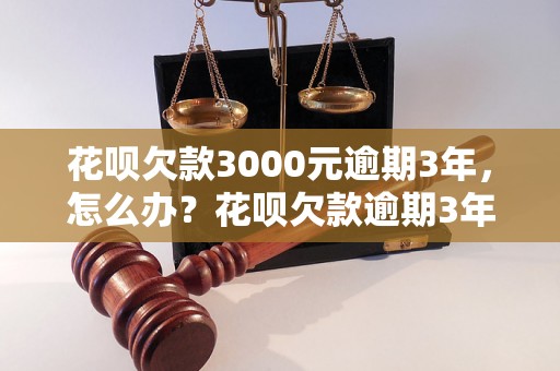 花呗欠款3000元逾期3年，怎么办？花呗欠款逾期3年后果严重吗？