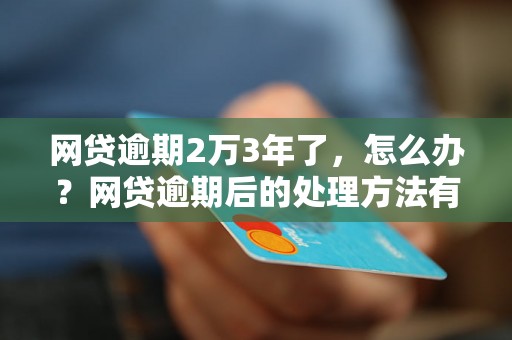 网贷逾期2万3年了，怎么办？网贷逾期后的处理方法有哪些？